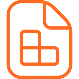 Beschreibendes Icon Dokumente PDF